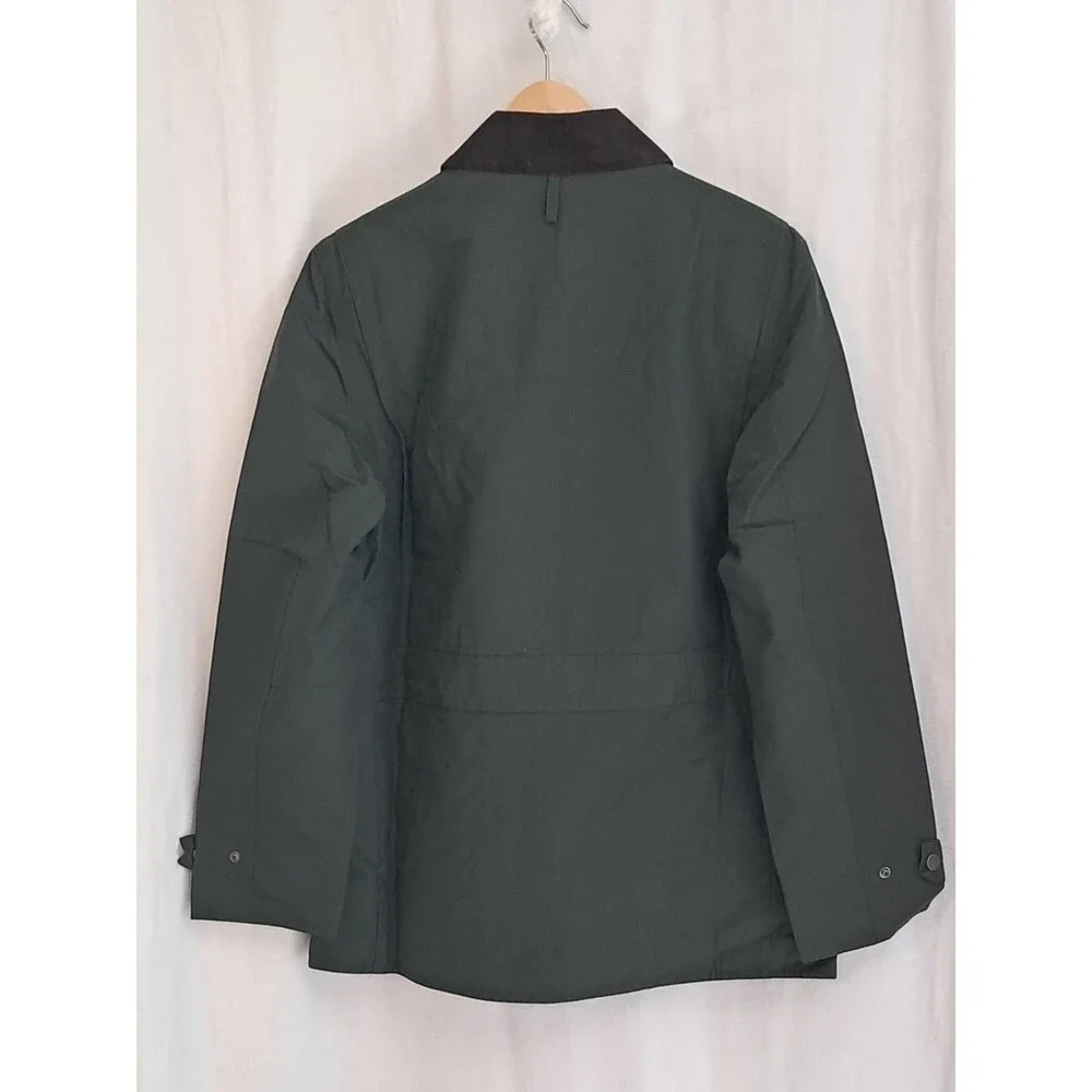 J.Crew 60/40 Barn Jacket Cotton Blend Dark Green Lightweight CK979 Size S NWT
